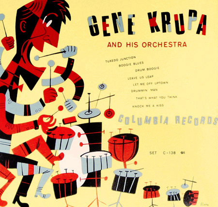 Gene Krupa. 78 rpm album Columbia